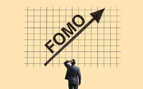 Ilustrasi bias psikologi investor saat menghadapi pergerakan saham, mencakup FOMO, loss aversion, herding, overconfidence, anchoring, dan cara mengendalikan emosi investasi.